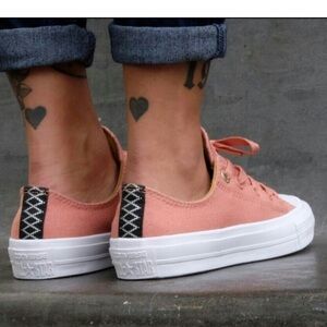Converse Chuck Taylor II 2 Counter Climate Blush Pink Lunarlon size 8.5